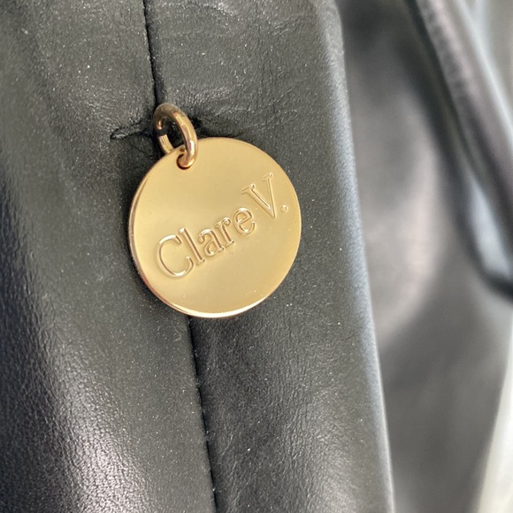 Clare V. Grand Henri large drawstring leather bag - Picture 8 of 16